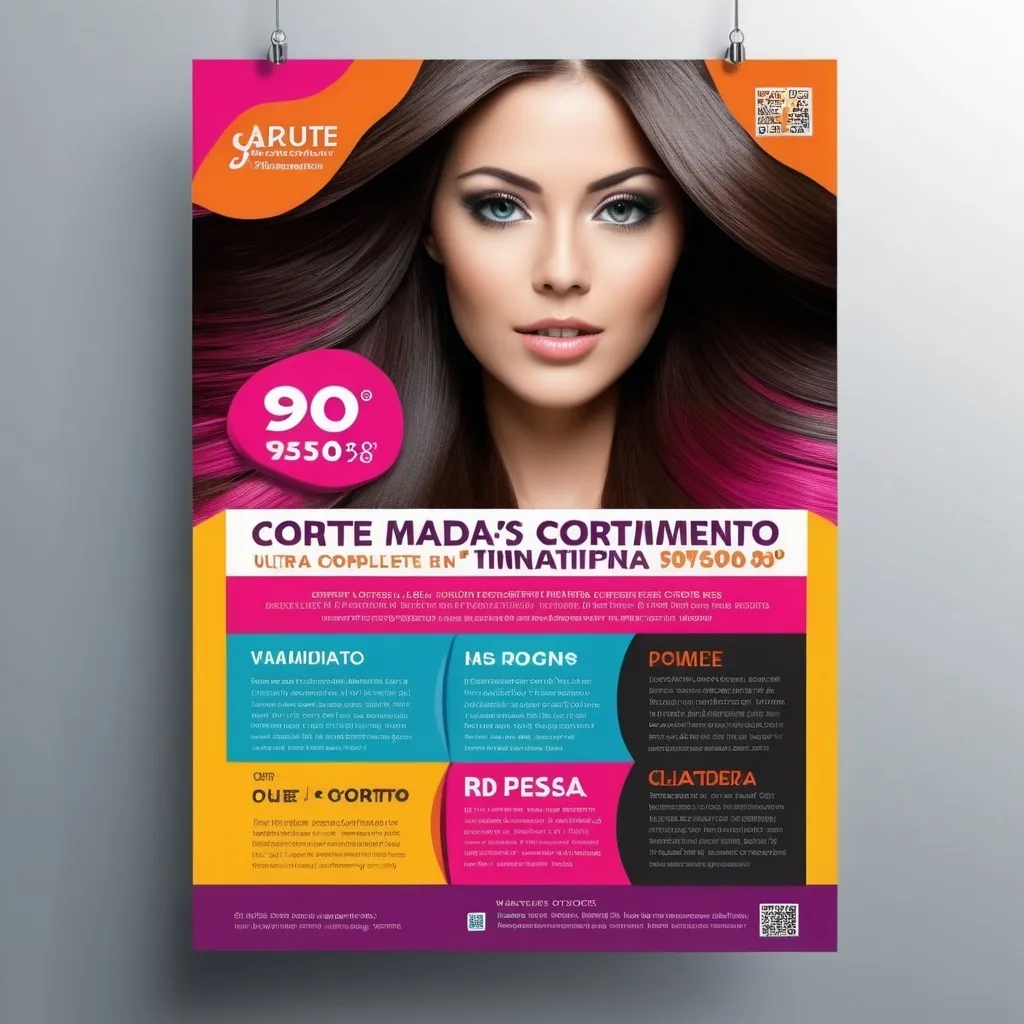 Prompt: Haz me un flyer promocional con esta información "tinte completo  más tratamiento y corte en 950 pesos"