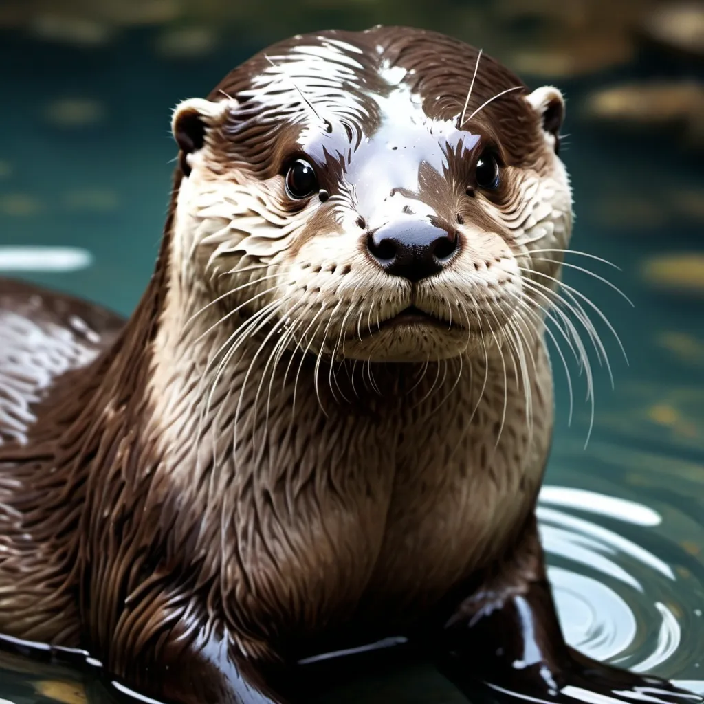 Prompt: Most autistic otter.  Photo realistic 