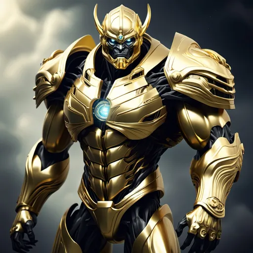 Prompt: gold titan
