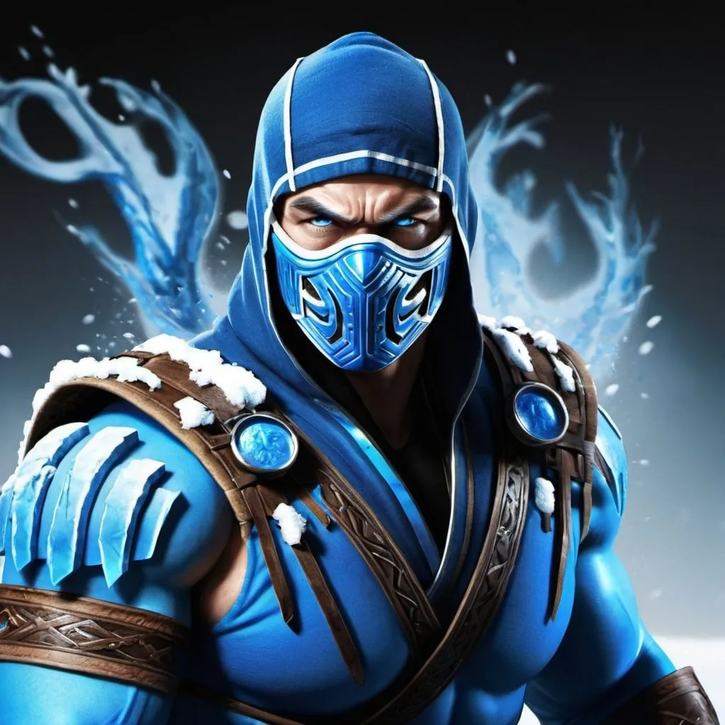 Prompt: sub zero cold guy

