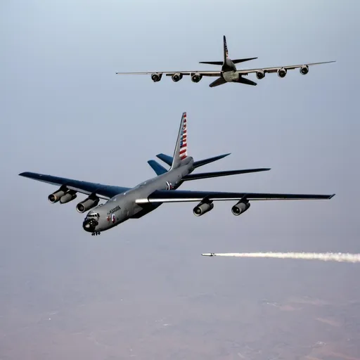 Prompt: american airlines b52 stratofortress