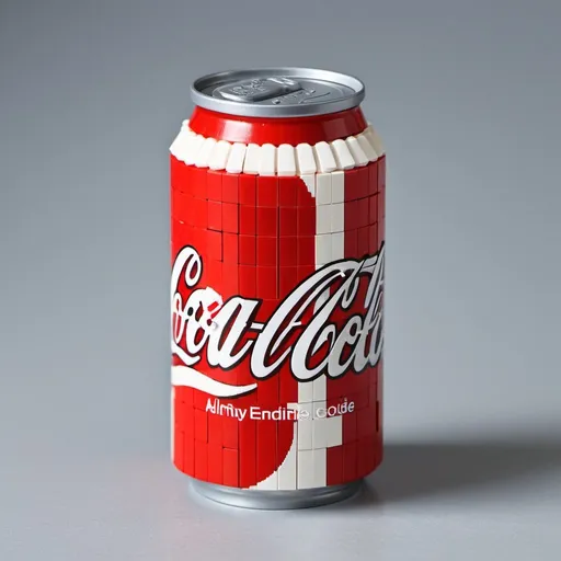 Prompt: lego coke can

