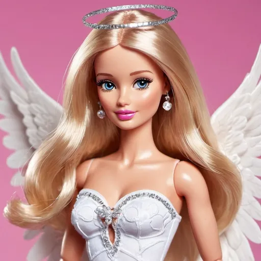 Prompt: Angel barbie