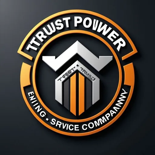 Prompt: 3d logo for Trust Power Engineering & Service company