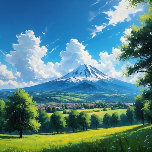 Prompt: {{professional best masterful artistic stylistic impressionistic thick impasto oil painting illustration with bold palette-knife strokes as UHD 4k 8k 64k highest quality award-winning anime-like masterpiece}} :: {{{{hyperrealistic hyperdetailed hyperstylized aesthetic cloudy midday blue sky view}}} :: hyperrealistic perfect dramatic cinematic volumetric raytraced lighting, rtx, dlsr, depth of field --q 4 --s 10000