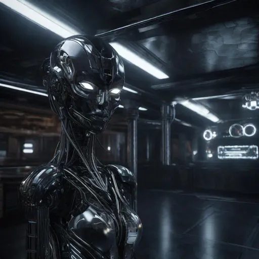 Prompt: {{{{highest quality absurdres best stylized award-winning digital painting lifelike stylized character concept darknet evil scary horror robotic masterpiece with perfect raytracing}}}} of hyperrealistic intricately hyperdetailed stunning darknet evil scary gorgeous lifelike lascivious devouring posing feminine {{{{cybernetic robotic android}}}} and {{hyperrealistic robotic hair}} and {{hyperrealistic perfect lifelike scary android eyes}} wearing {{hyperrealistic perfect cybernetic robotic android outfit}} with deep visible exposed cleavage and abs in a hyperrealistic intricately hyperdetailed perfectly fitting scenery with atmosphere, best elegant octane behance cinema4D rendered stylized epic film poster splashscreen videogame trailer character portrait photo closeup {{hyperrealistic stunning cinematic style with lifelike skin details and raytraced reflections}} in {{hyperrealistic intricately hyperdetailed perfect 128k highest resolution definition fidelity UHD HDR superior photographic quality}},
hyperrealistic intricately hyperdetailed stunning darknet evil scary gorgeous feminine robotic android lifelike face with sadistic smile and {{seductive love gaze directly at camera}},
hyperrealistic perfect posing body anatomy in perfect epic cinematic stylized composition with perfect vibrant colors and perfect shadows, perfect professional sharp focus RAW photography with ultra realistic perfect volumetric dramatic soft 3d lighting, trending on instagram artstation, perfect epic cinematic post-production, 
{{ssexy}}, {{huge breass}}, impossible godly quality, impossible godly details, impossible godly atmosphere