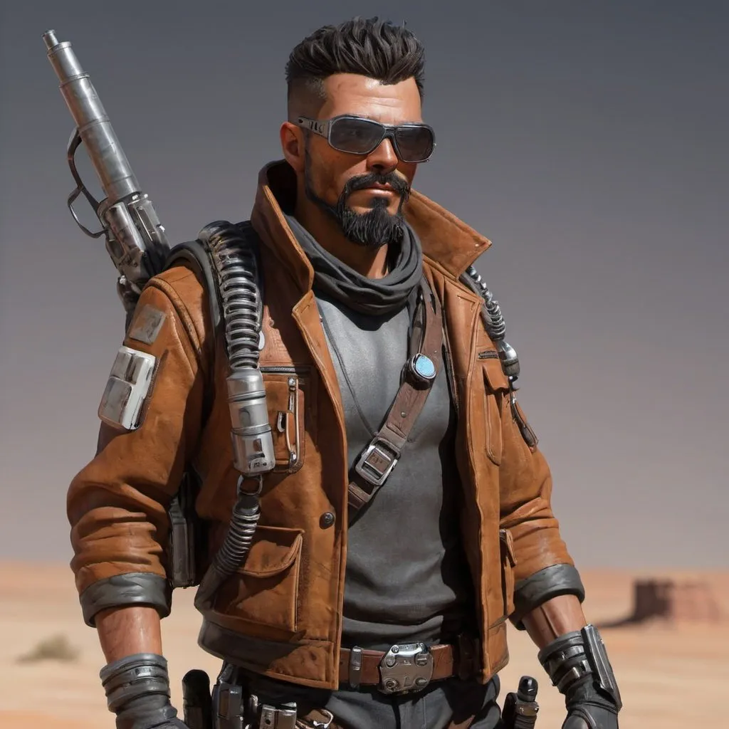 Prompt: Sci-fi outlaw