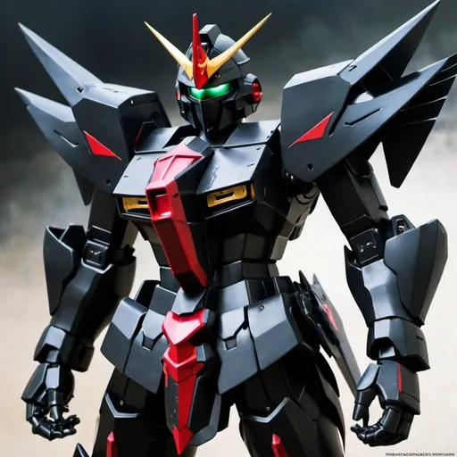 Prompt: Black knight gundam 