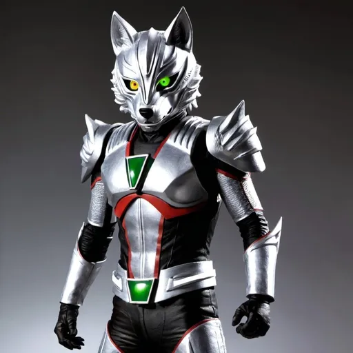 Prompt: Kamen rider wolf