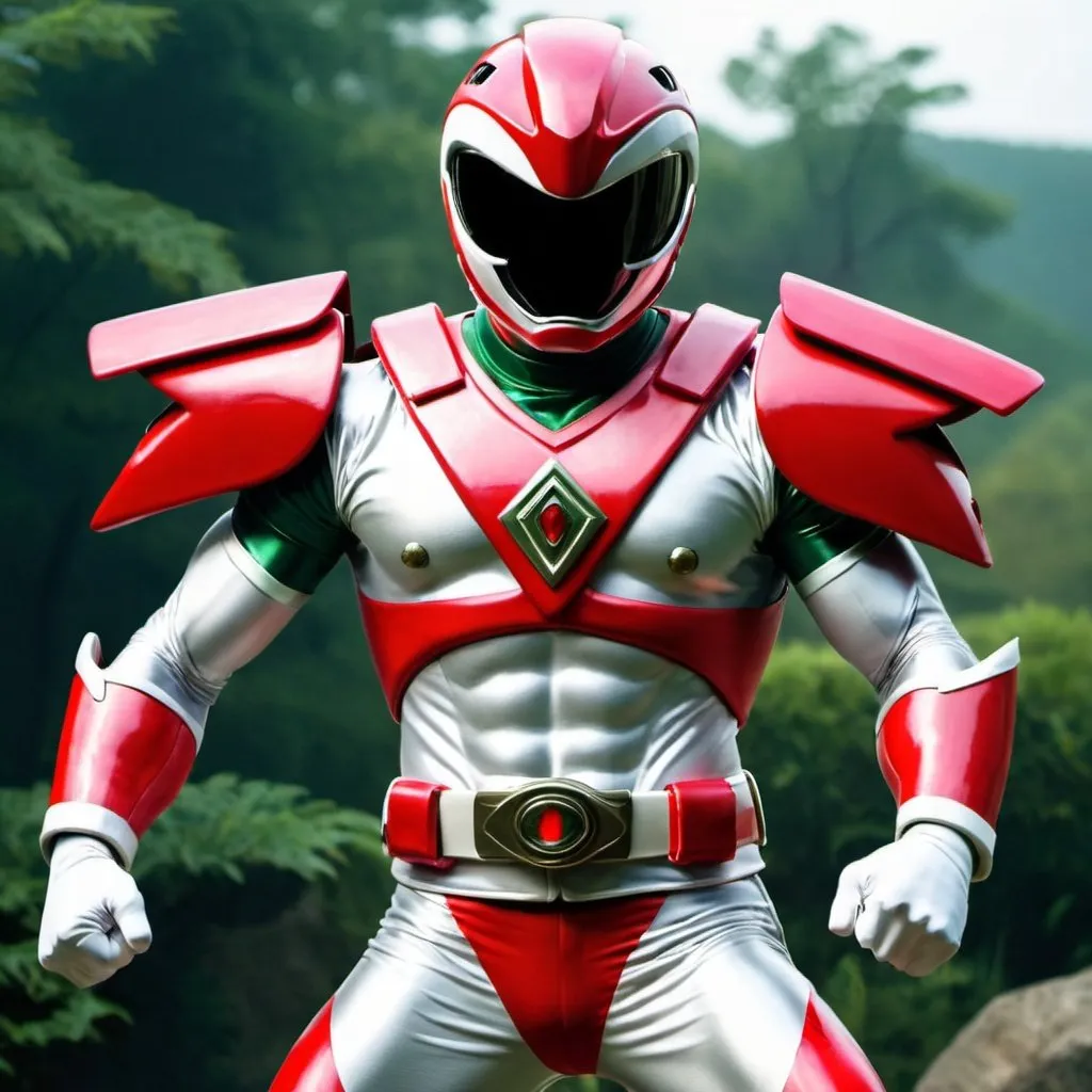 Prompt: Power ranger soldier