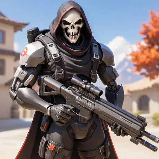 Prompt: Overwatch reaper soldier 