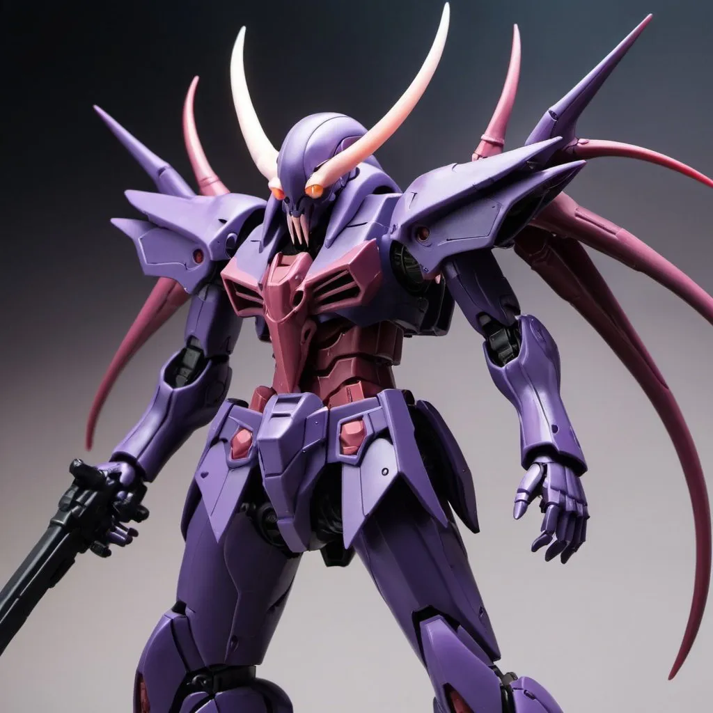 Prompt: Mindflayer Gundam 