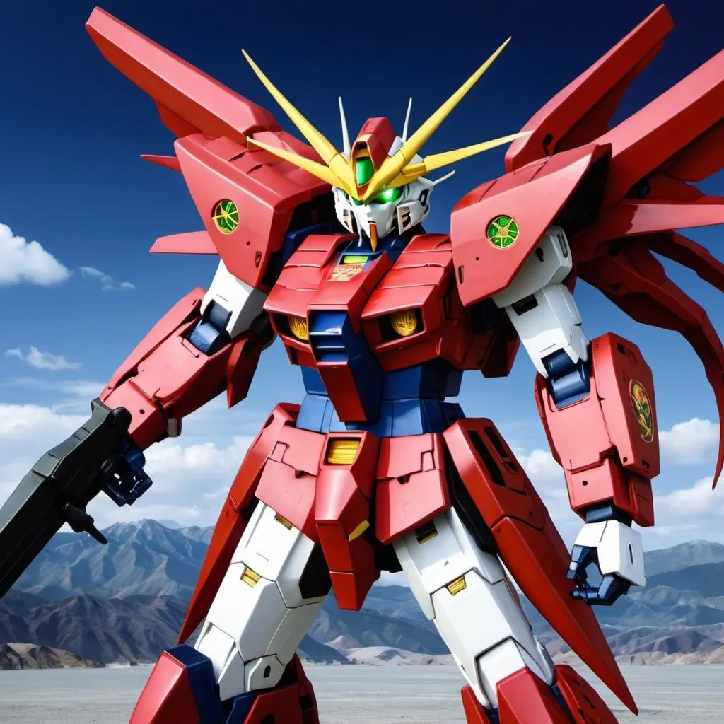 Prompt: Dragon Gundam 