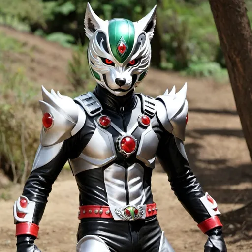 Prompt: Kamen rider wolf