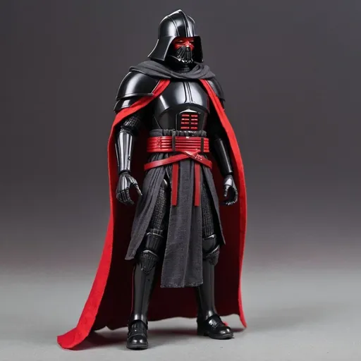 Prompt: Sith Knight with shoulder cape 