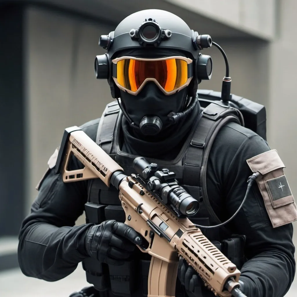 Prompt: Sci-fi special ops