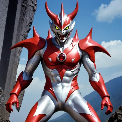 Prompt: Ultraman Devil