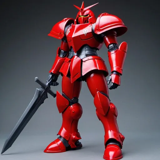 Prompt: Red Zeon Knight 