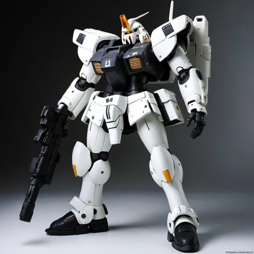 Prompt: Tallgeese in black 