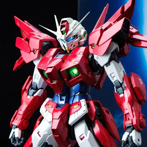 Prompt: Gundam exia scarlet 