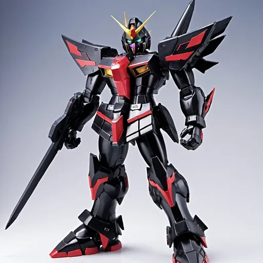 Prompt: Mass production black Knight gundam