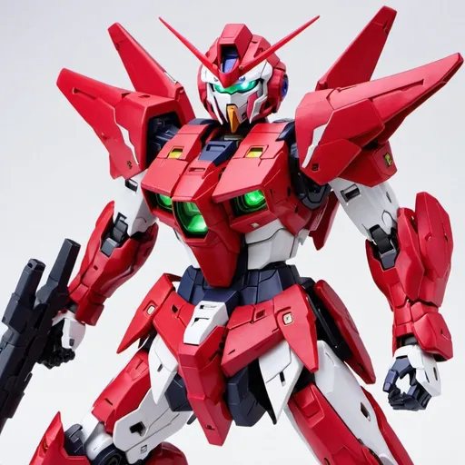 Prompt: Gundam exia red