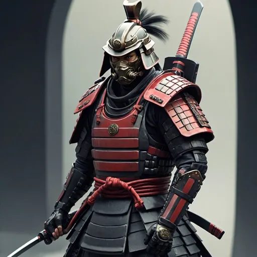 Prompt: Sci fi soldier samurai 