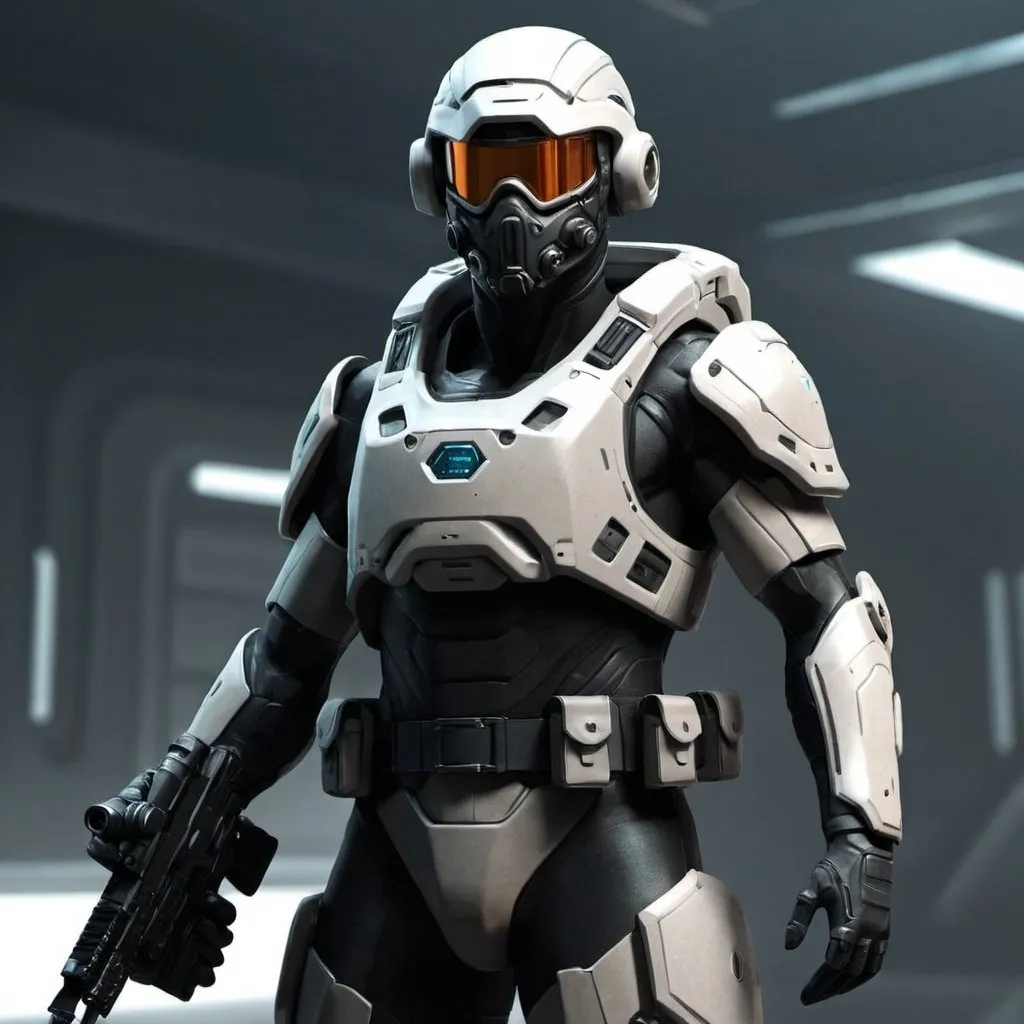 Prompt: Sci-fi soldier 