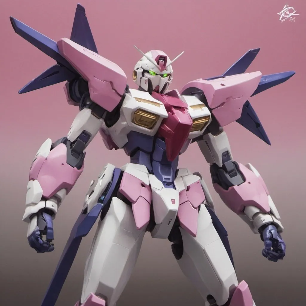 Prompt: Gundam exia rose 