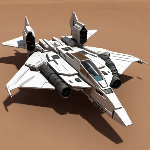 Prompt: Sci-fi fighter craft 