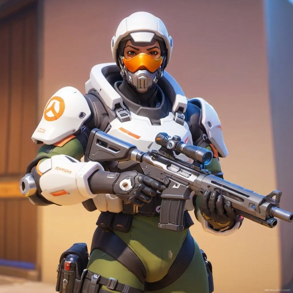 Prompt: Overwatch soldier