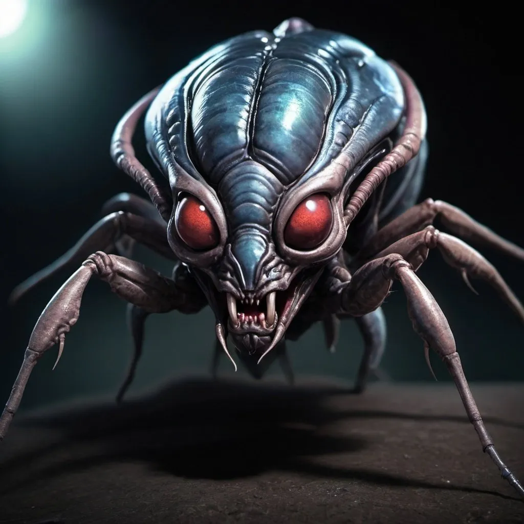 Prompt: Alien monster bug 