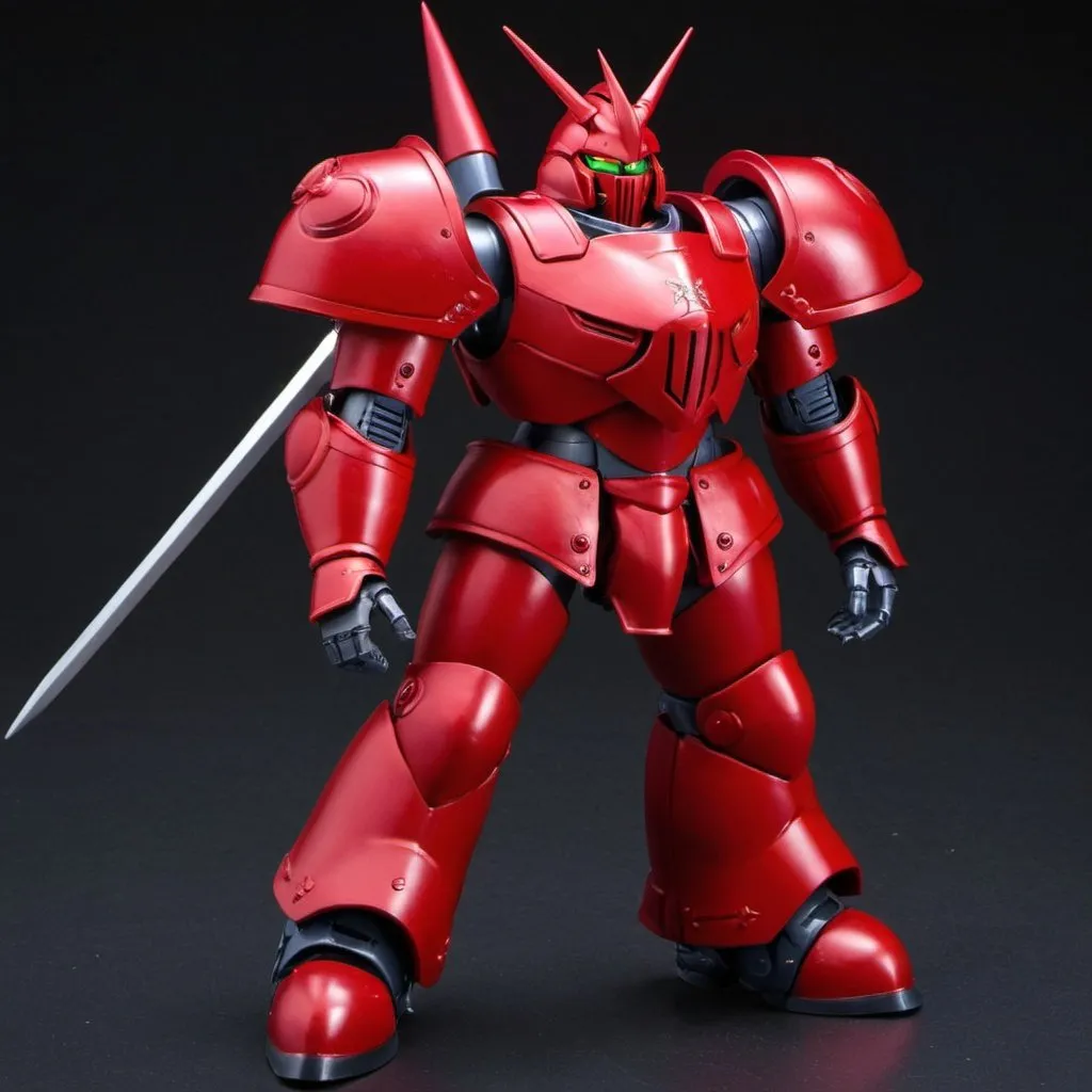 Prompt: Red Zeon Knight 