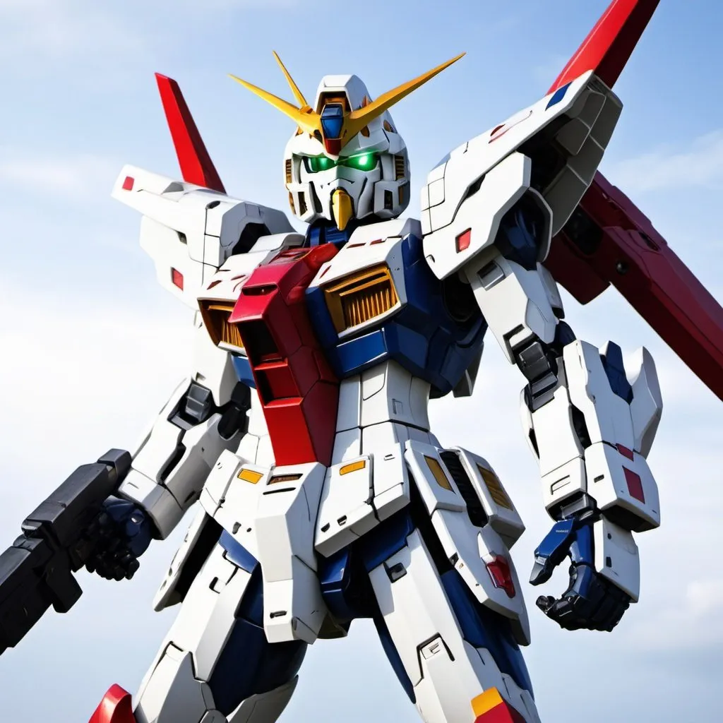 Prompt: Cross gundam