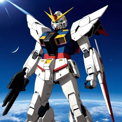 Prompt: Gundam eagle 