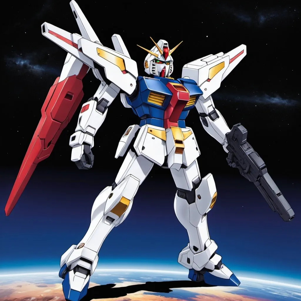 Prompt: Star Gundam 