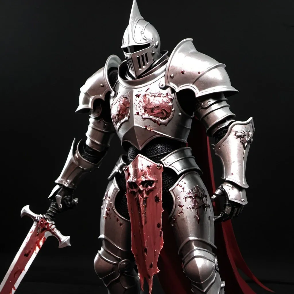 Prompt: Flesh knight 