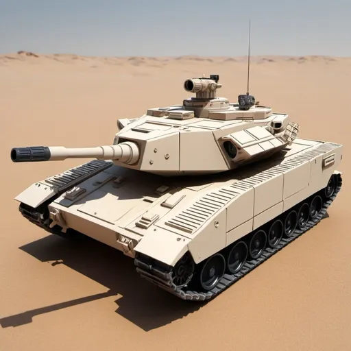 Prompt: Sci-fi Abrams Tank