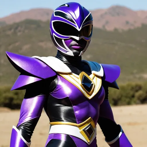 Prompt: Power ranger raven 