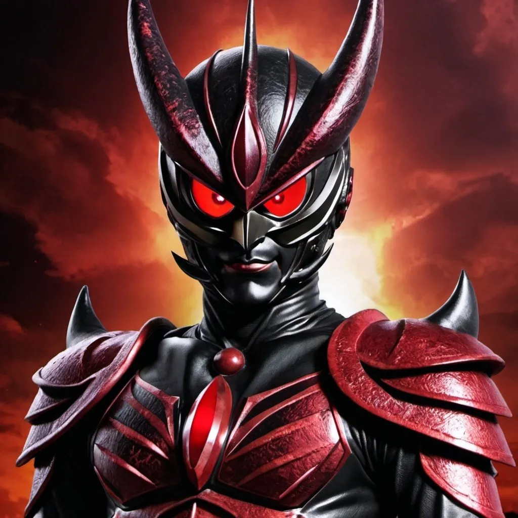 Prompt: Kamen rider satan