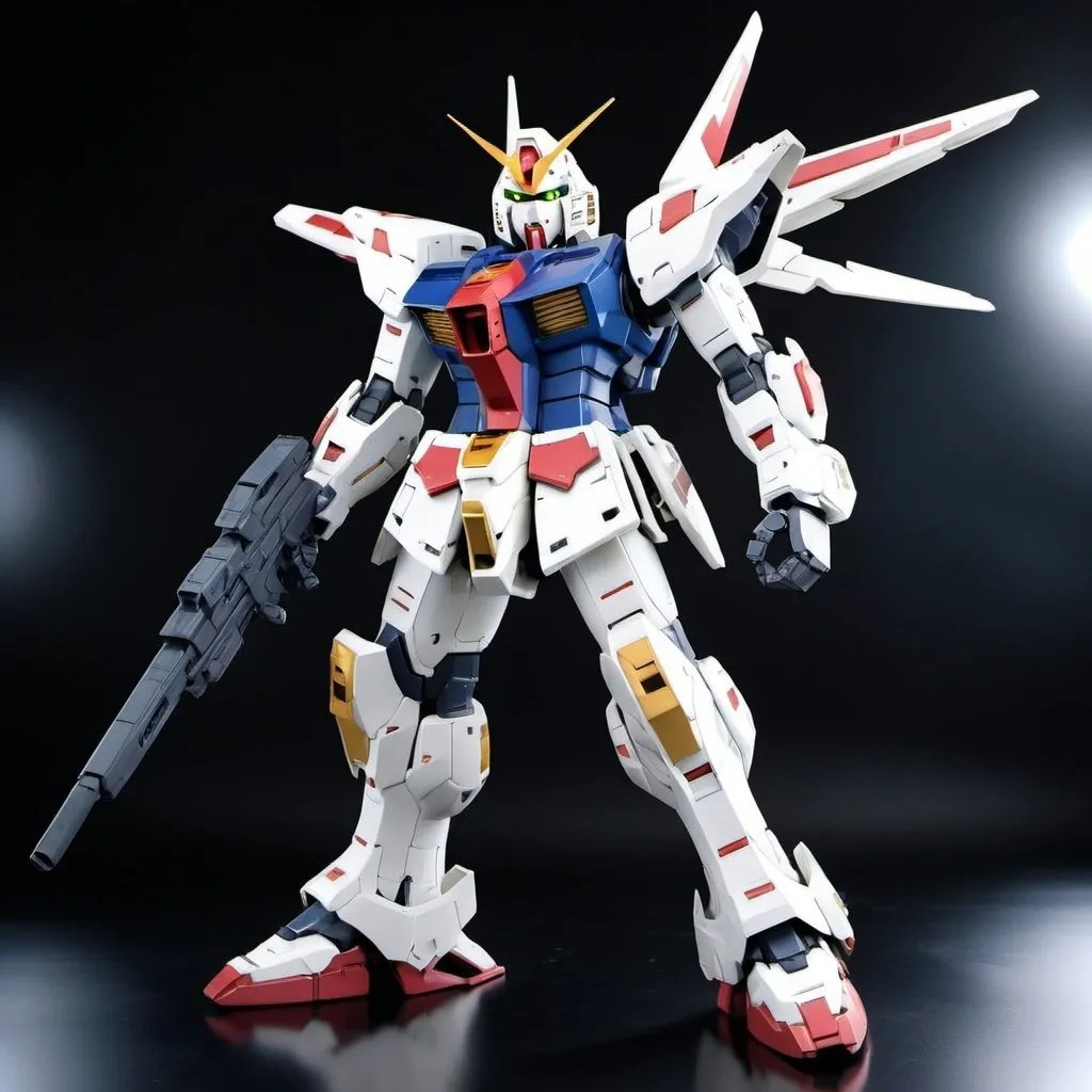 Prompt: Epic sci-fi Gundam 