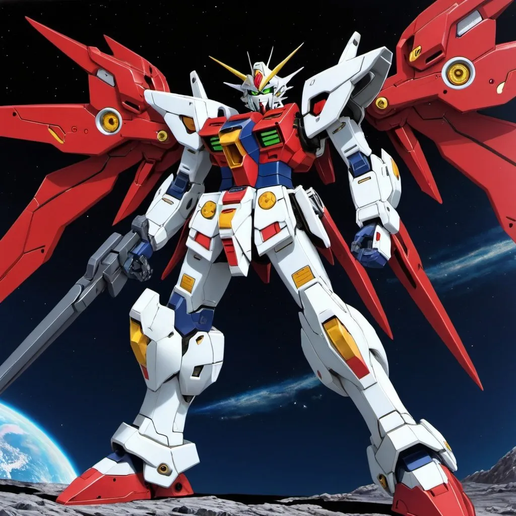 Prompt: Dragon Gundam 