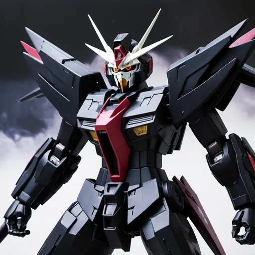 Prompt: Black destiny gundam