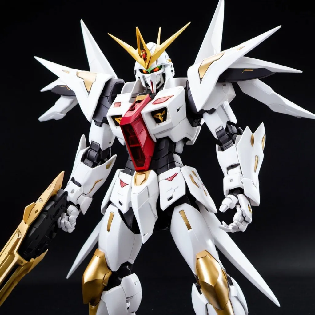 Prompt: Priest gundam barbatos 