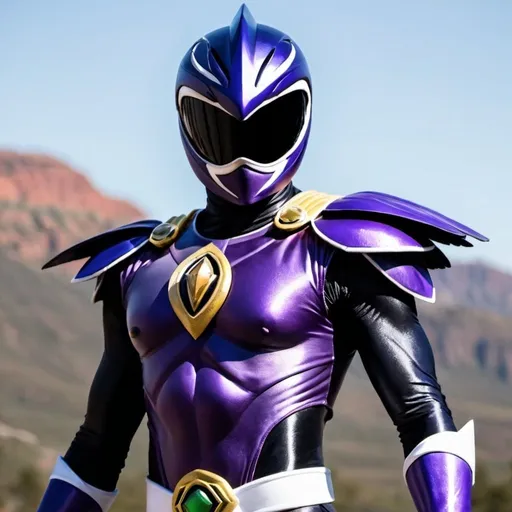 Prompt: Power ranger raven 