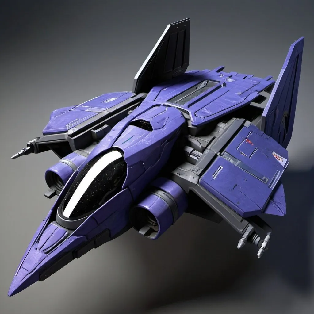 Prompt: Sci-fi raven space craft fighter 