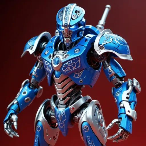 Prompt: Sci-fi Bionicle soldier