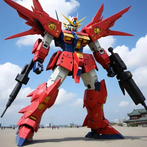 Prompt: Dragon Gundam 