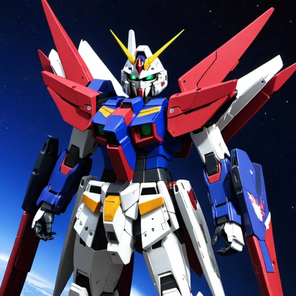 Prompt: Destiny gundam