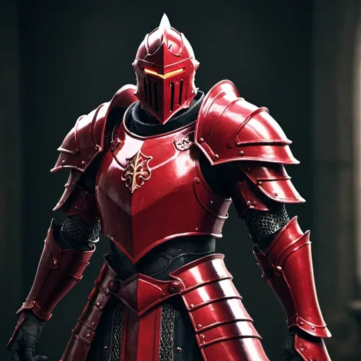 Prompt: Crimson knight 